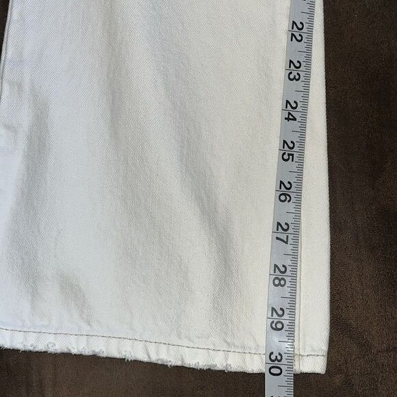Old Navy Special Edition Pants Women’s Sz 2 Super Low Waist Bootcut White Patch - Picture 12 of 16